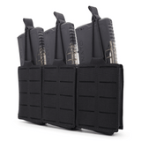 3-long magazine pouch BRAVO in black