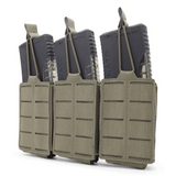 3-long magazine pouch BRAVO in stone grey-olive