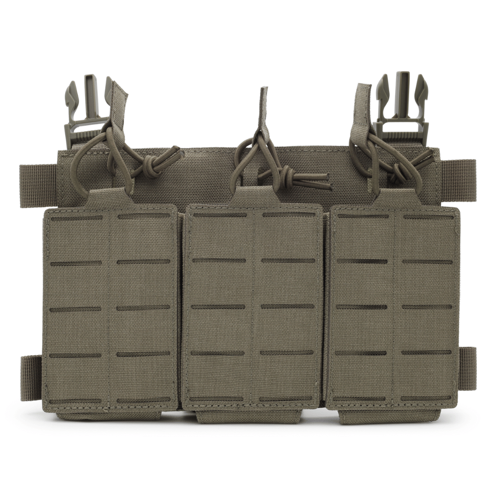 3-long magazine pouch Klick BRAVO in stone grey-olive