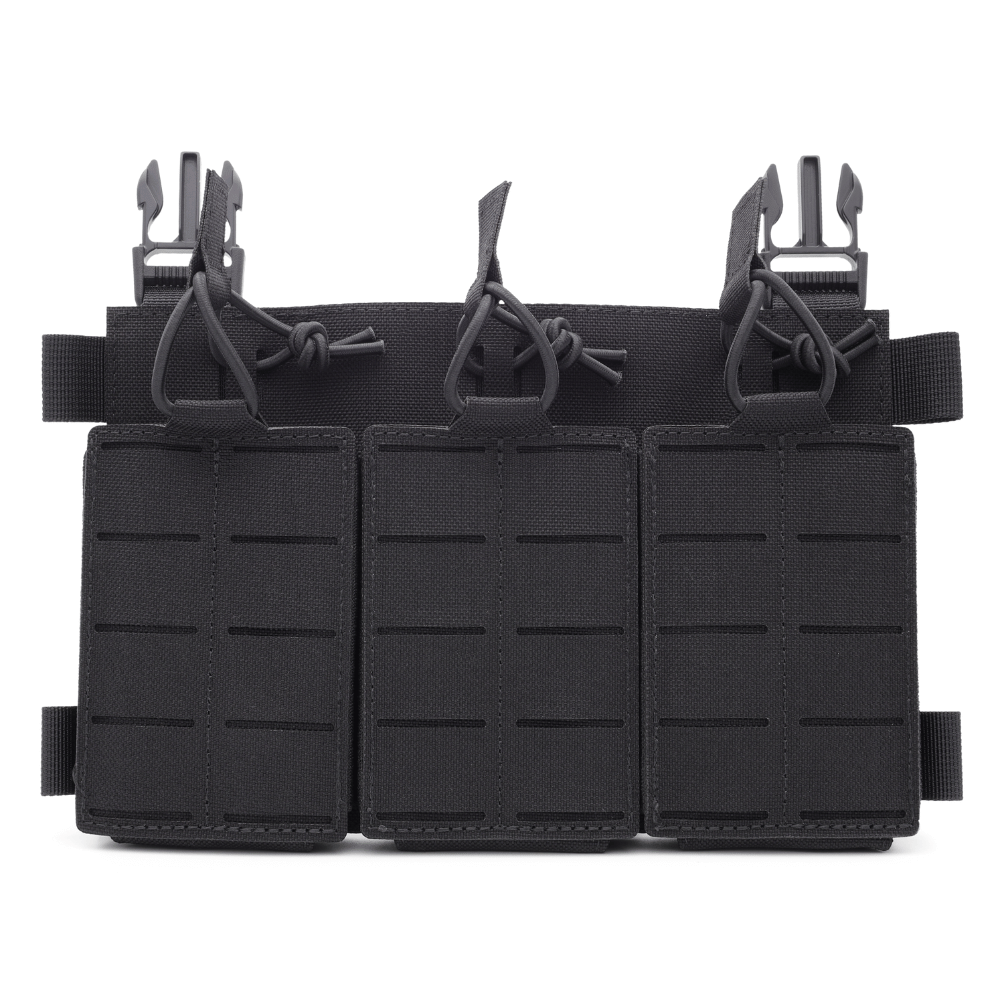 3-long magazine pouch Klick BRAVO in black