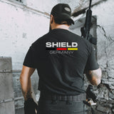 SHIELD Germany DE-Farben Logo T-Shirt schwarz