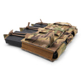 3-long magazine pouch BRAVO in multicam