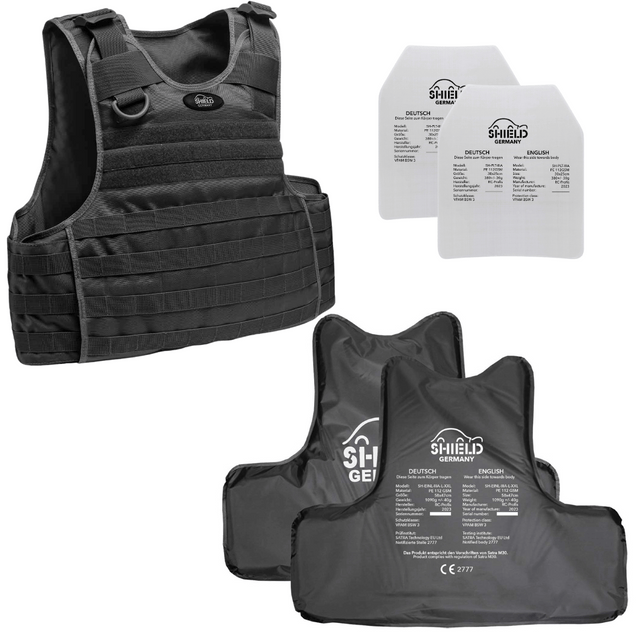 ALPHA tactical vest - Black SK1 to SK4