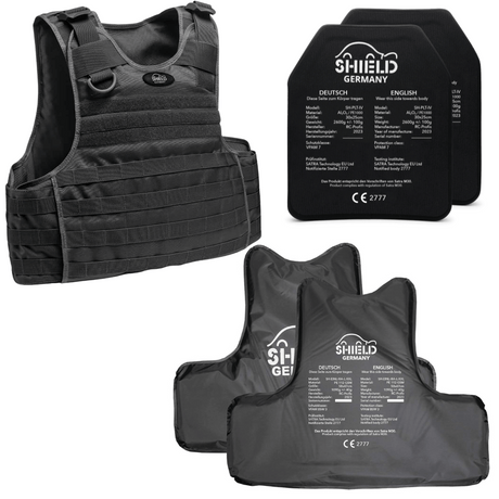 ALPHA tactical vest - Black SK1 to SK4