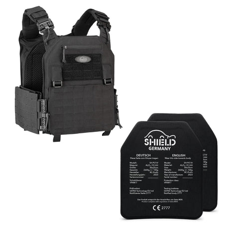 Plate carrier BRAVO black up to SK4 / NIJ IV