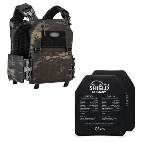 Plate carrier BRAVO in Multicam dark - up to SK4