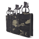 3-long magazine pouch BRAVO in Dark Multicam