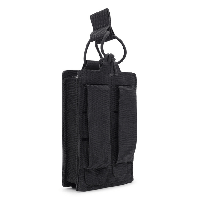 1 long magazine pouch BRAVO in black