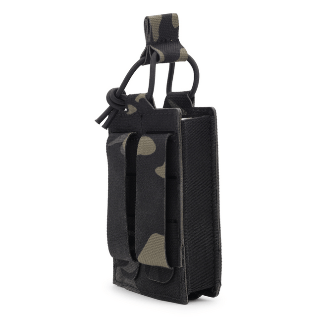 1er Lang- Magazintasche BRAVO in Dark Multicam