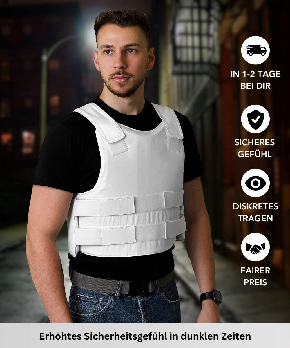 White under vest with BSW-3 soft inserts SK1