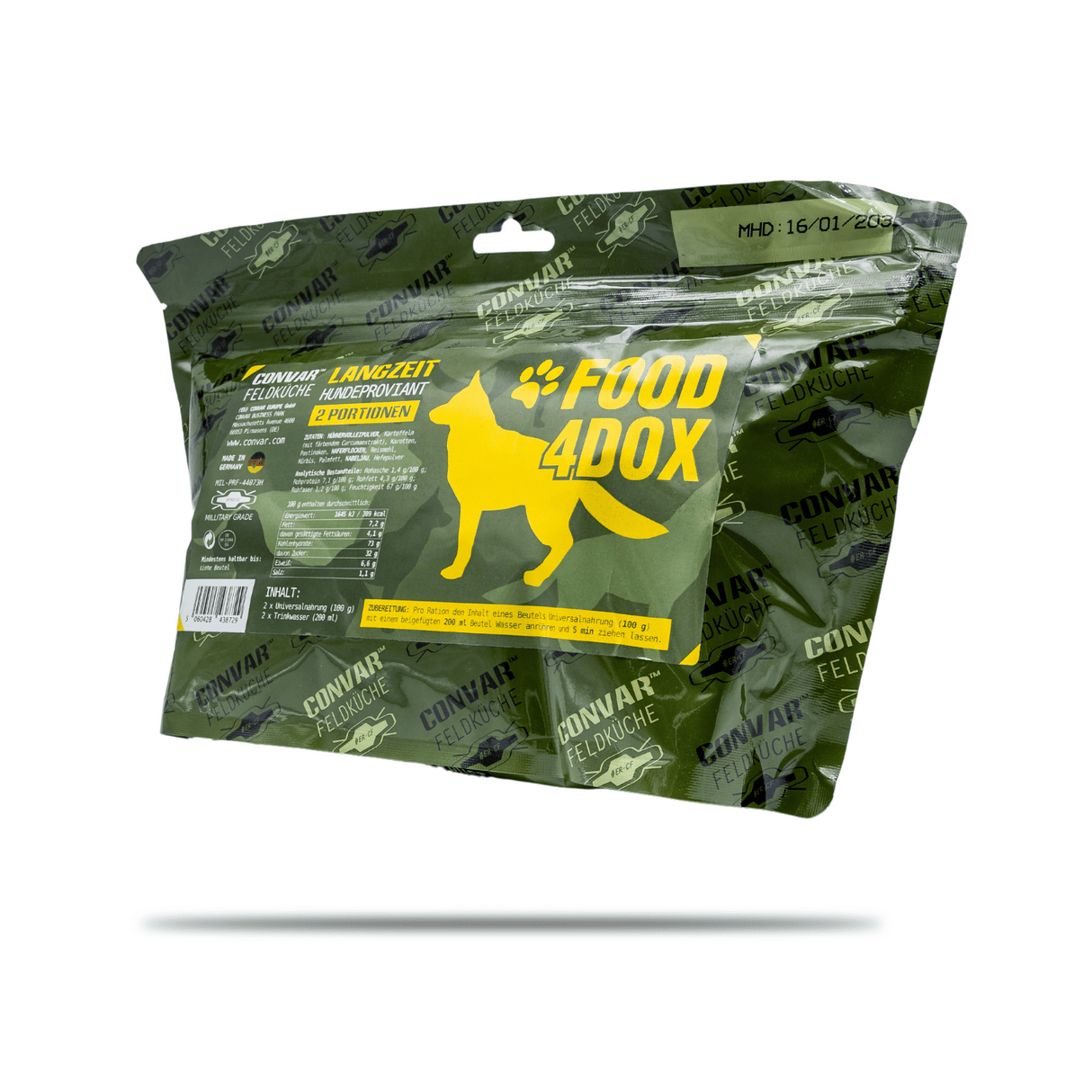 CONVAR field kitchen dog provisions FOOD-4DOX