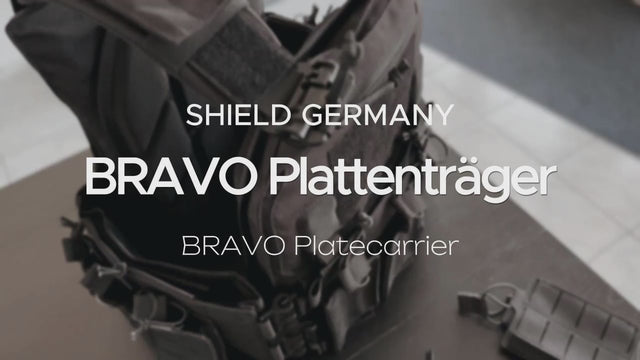 Plate carrier BRAVO black up to SK4 / NIJ IV