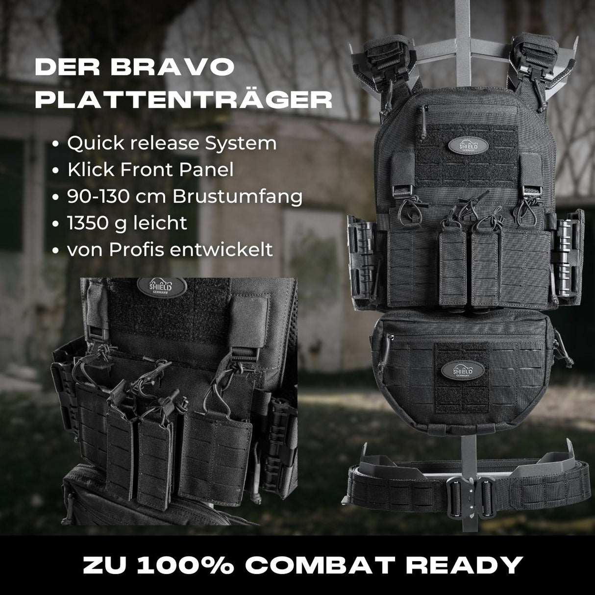 BRAVO Plattenträger - Ready to play Bundle schwarz