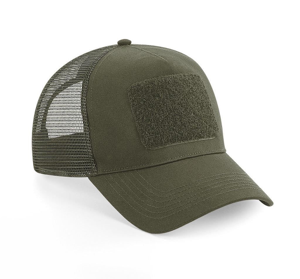 Cap with patch field - olive