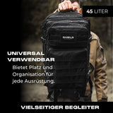 45L Rucksack ECHO in schwarz