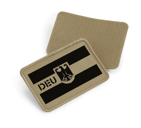 Velcro patch 10 x 6.5cm - DEU with eagle