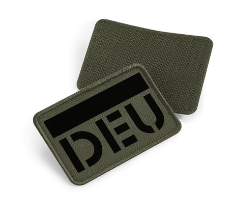 Velcro patch 10 x 6.5cm - DEU