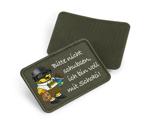 Velcro patch 10 x 6.5cm - do not push