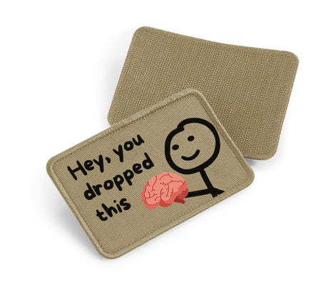 Velcro patch 10 x 6.5cm - you dropped this