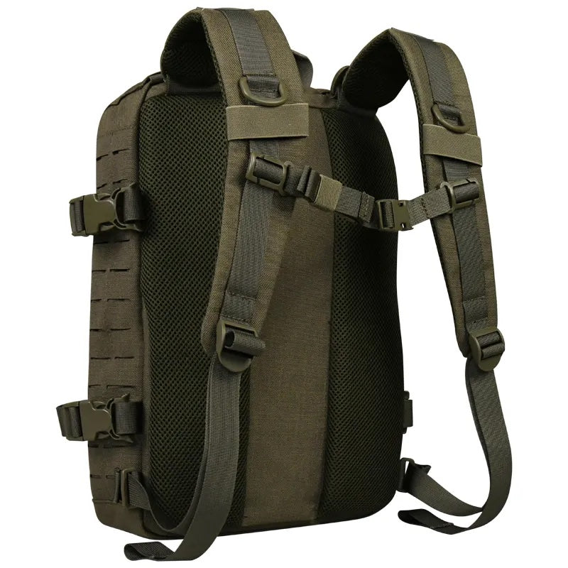 12L Rucksack in Steingrau-Oliv