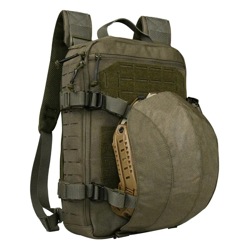 12L backpack in stone grey-olive