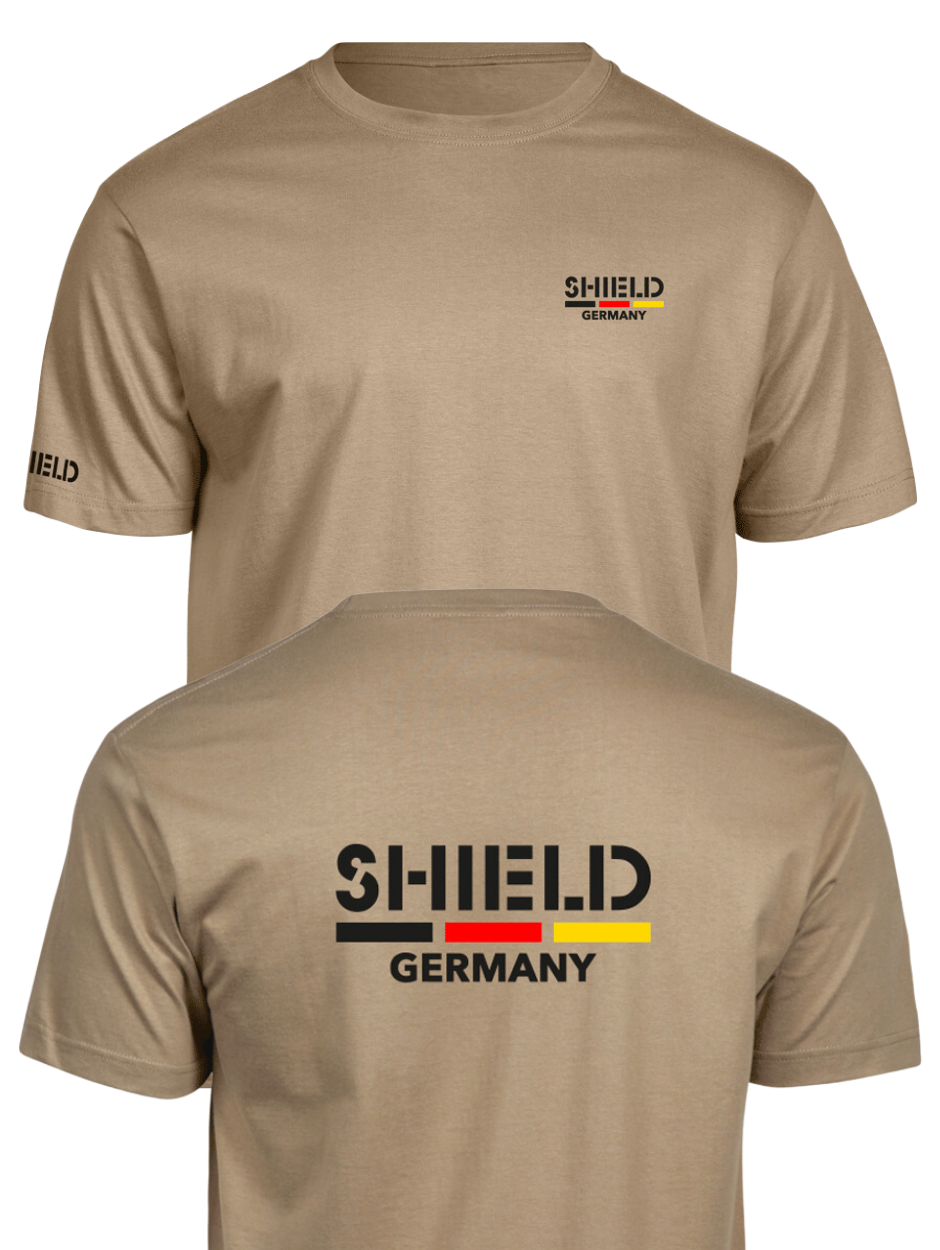 SHIELD Germany DE-Colors Logo T-Shirt coyote