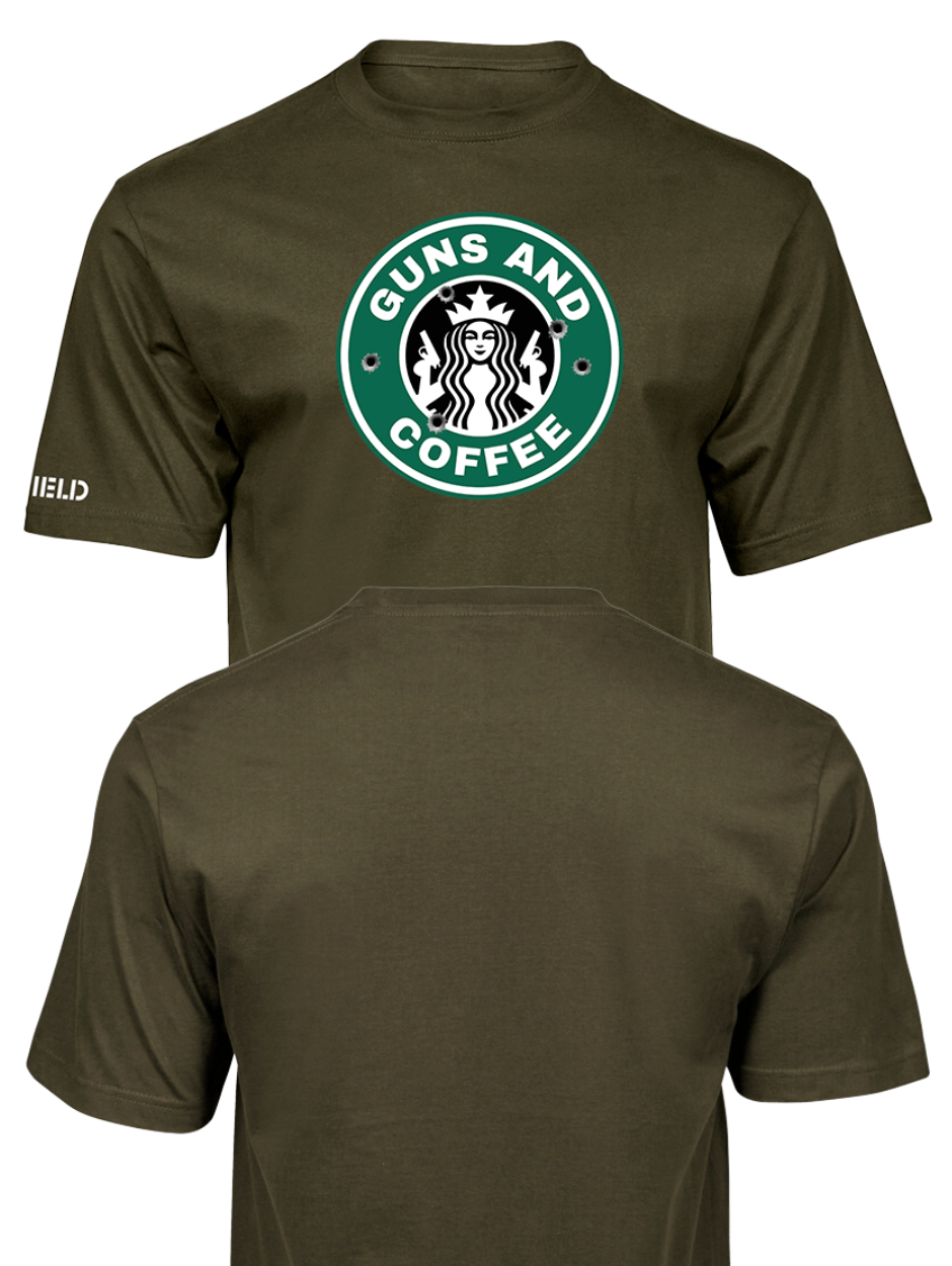 SHIELD Germany "Guns and Coffee" T-Shirt