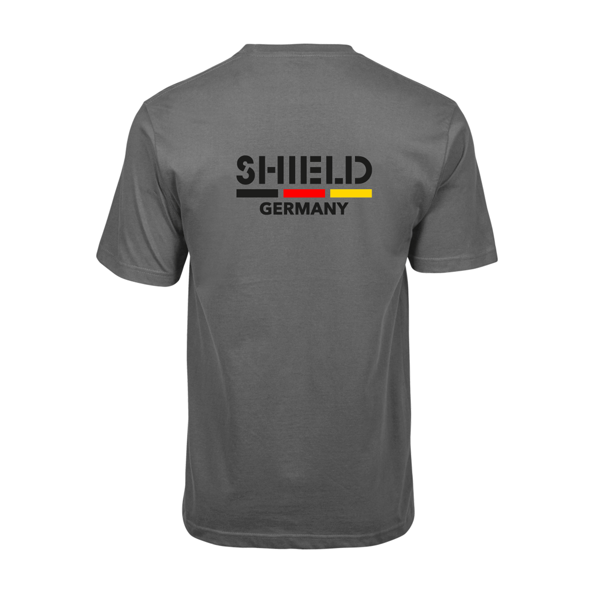 SHIELD Germany DE-Farben Logo T-Shirt steingrau