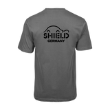 SHIELD Germany Logo T-Shirt steingrau