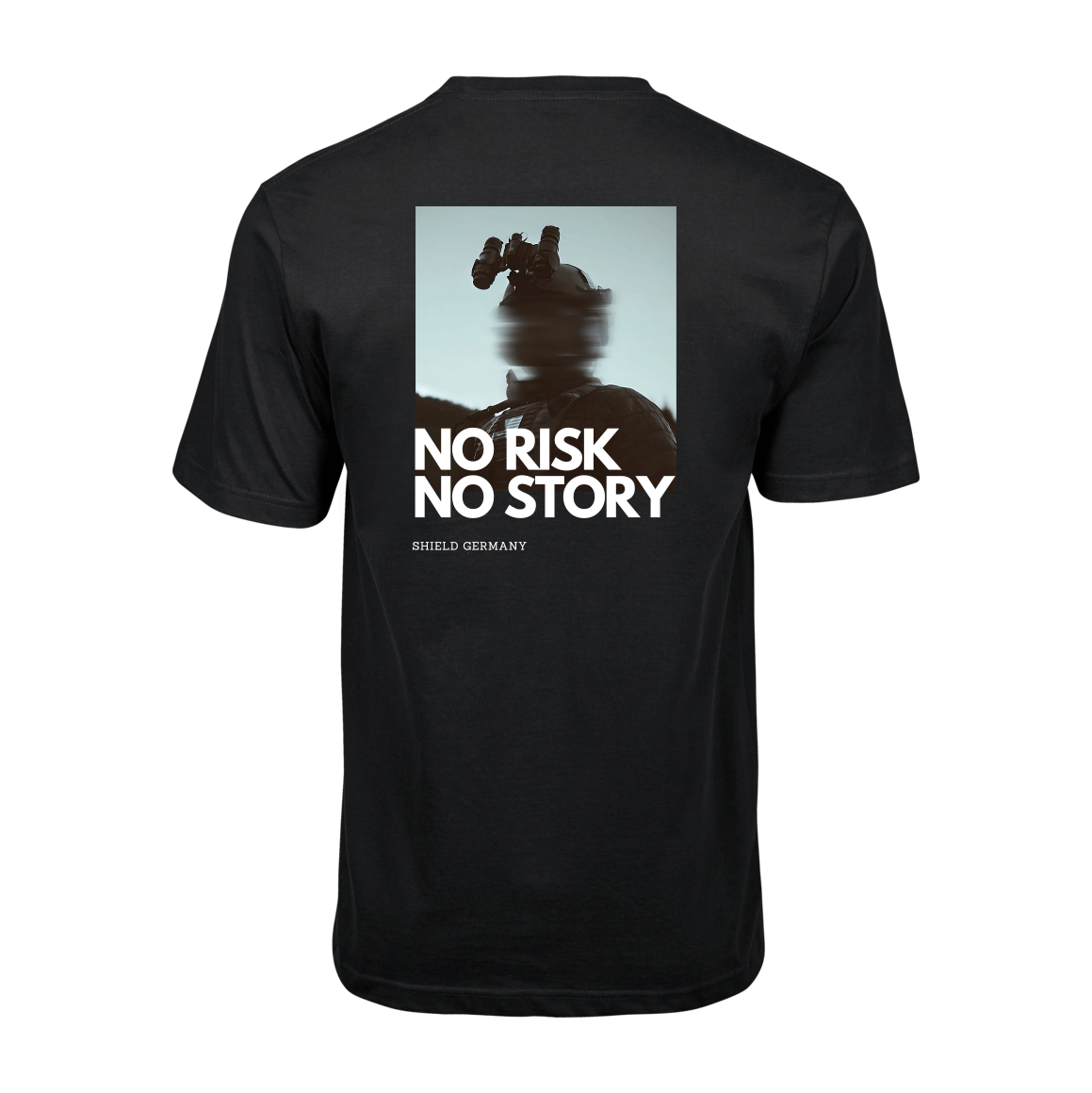 SHIELD Germany "No risk no story" T-Shirt schwarz