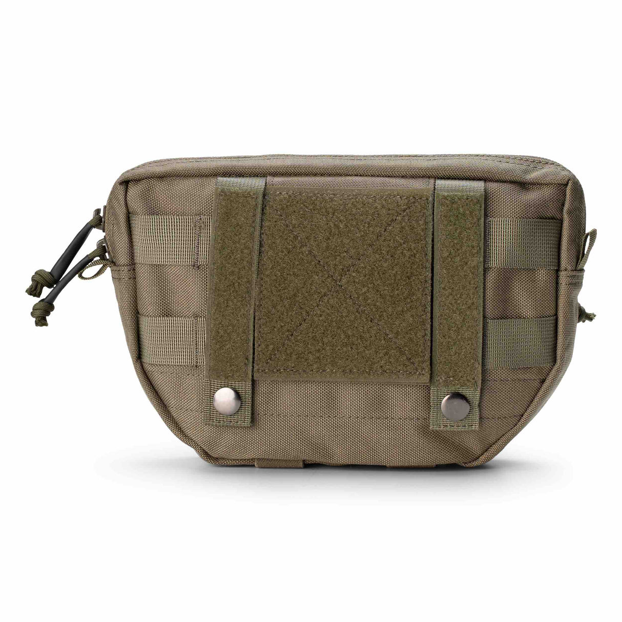 Utility Pouch BRAVO semi-circular in stone grey-olive