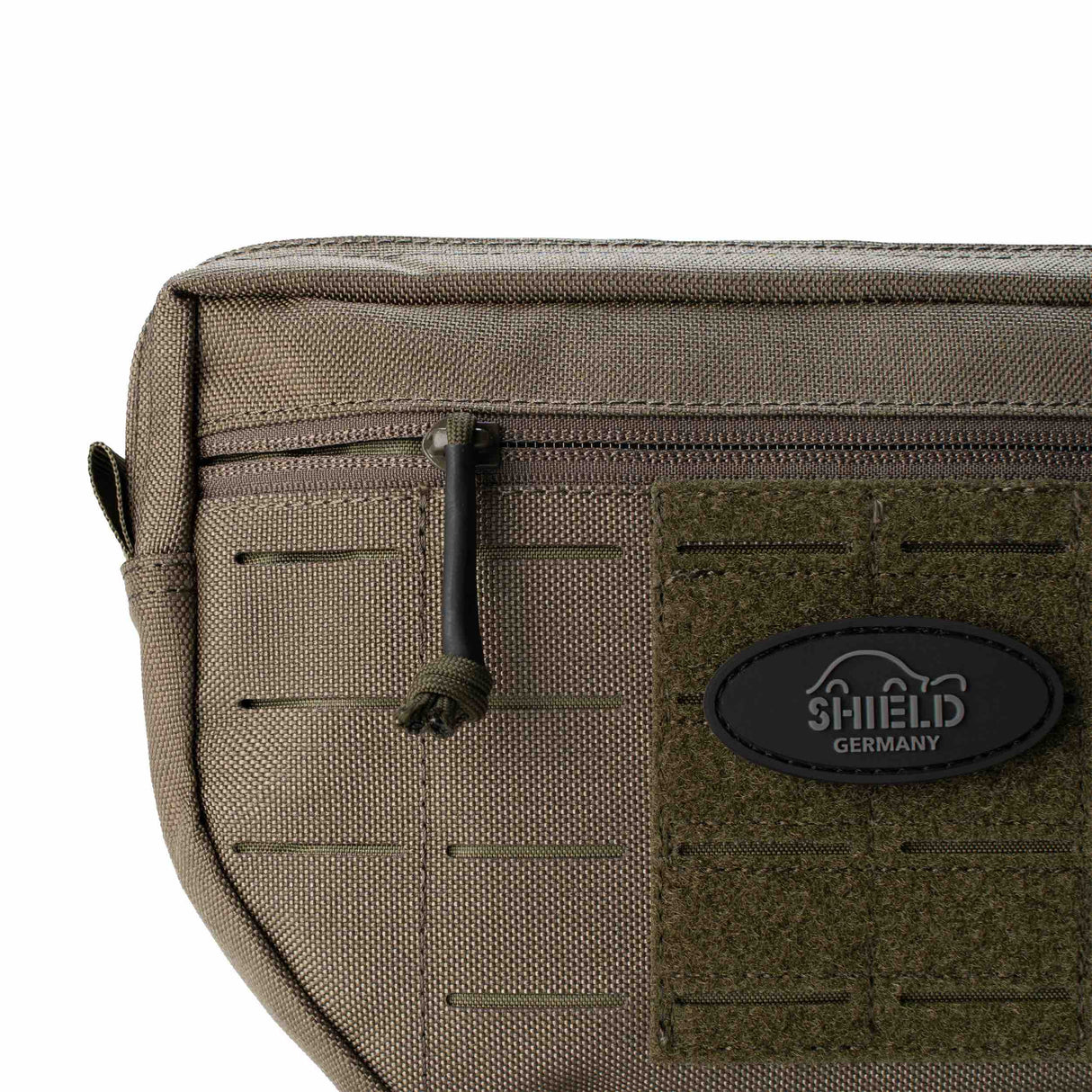 Utility Pouch BRAVO halbrund in steingrau- oliv