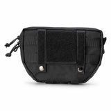 Utility Pouch BRAVO halbrund in schwarz