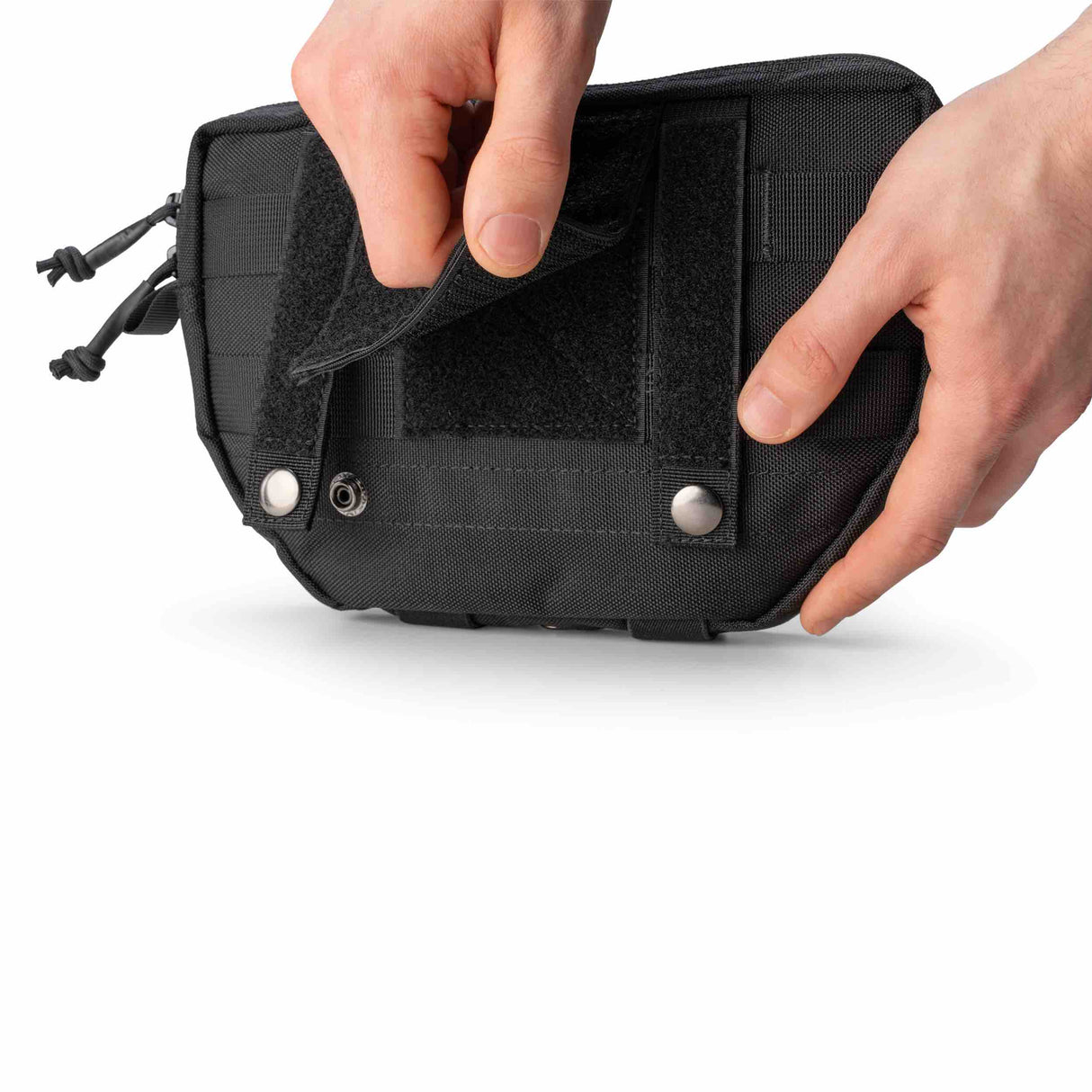 Utility Pouch BRAVO semi-circular in black