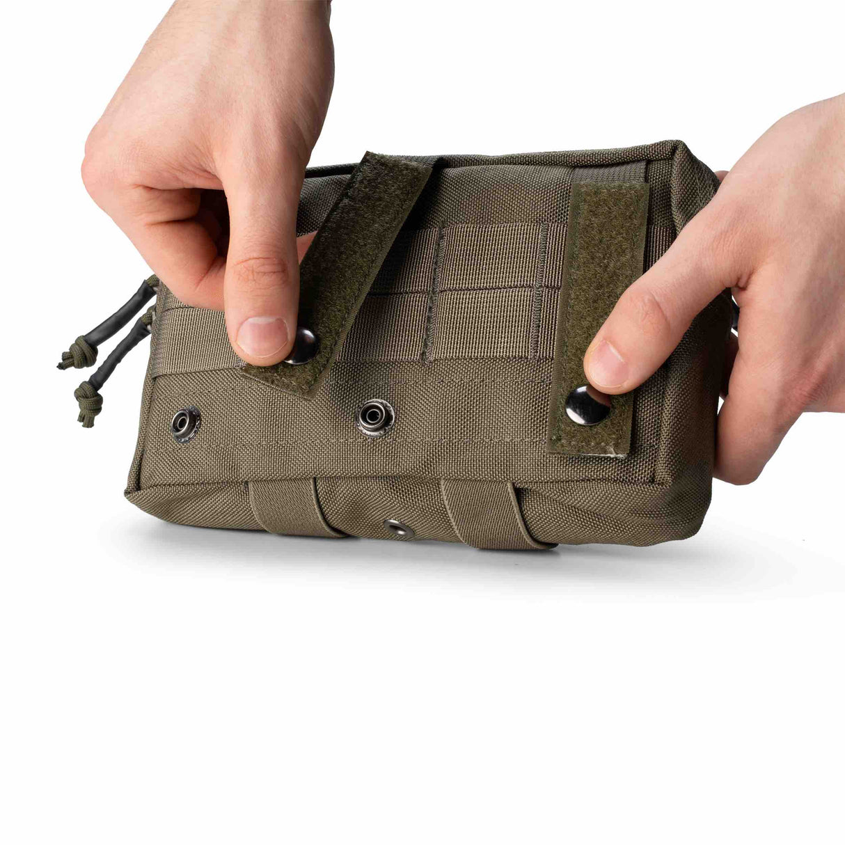 Utility Pouch BRAVO rectangular in stone grey-olive