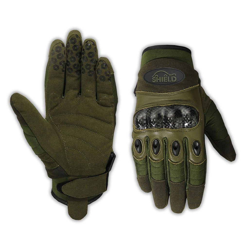 Tactical Carbon Einsatzhandschuh - OLIV