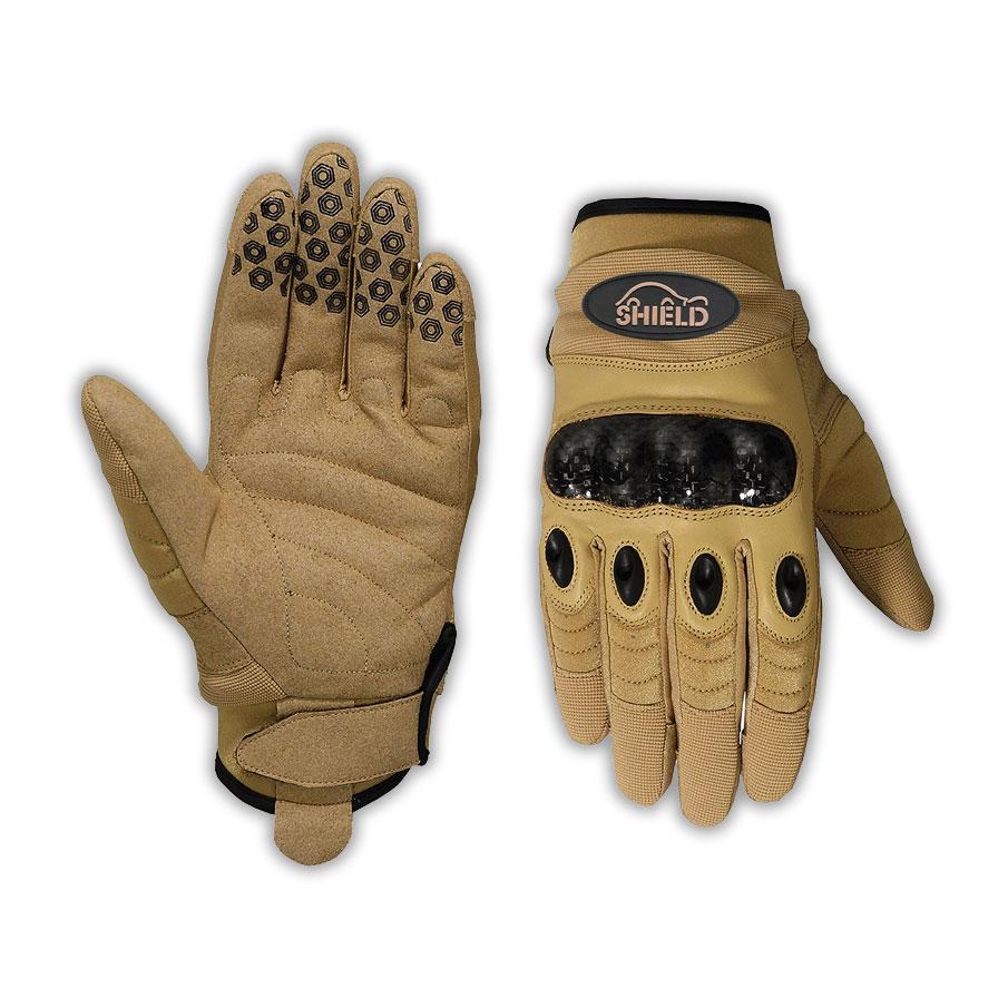 Tactical Carbon Einsatzhandschuh - SAND